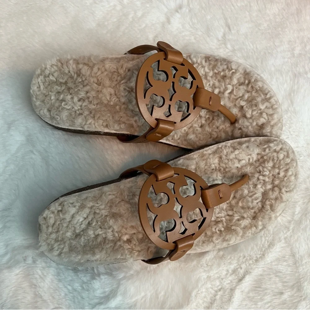 NIB Tory Burch Miller Cloud Shearling - Picture 7 of 9